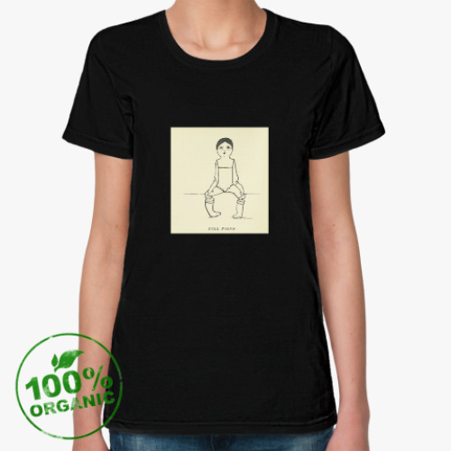 Женская футболка из органик-хлопка Винтажная кукла