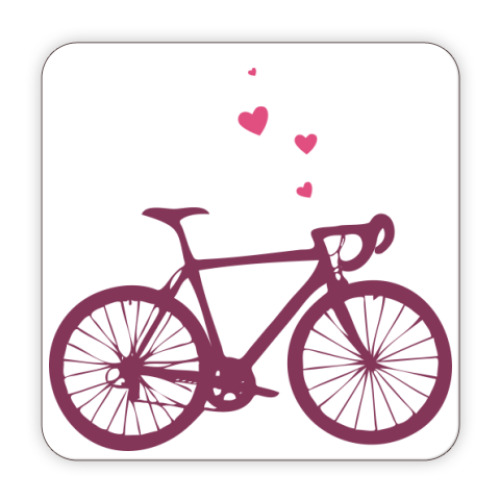 Костер (подставка под кружку) Love velo
