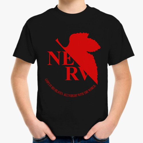 Детская футболка Neon Genesis Evangelion NERV
