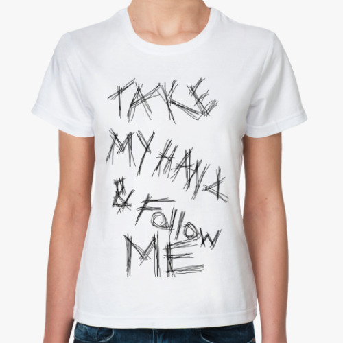 Классическая футболка Follow me