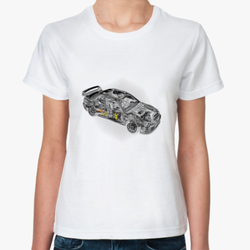 Классическая футболка   Subaru
