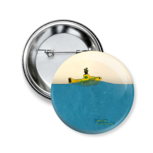 Значок 50мм Yellow Submarine