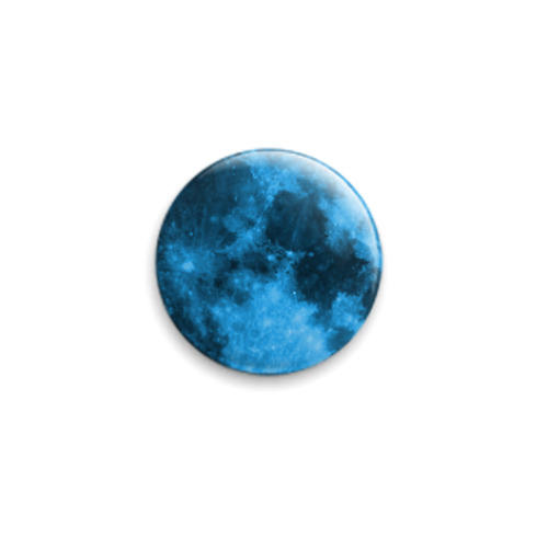 Значок 25мм  Blue Moon