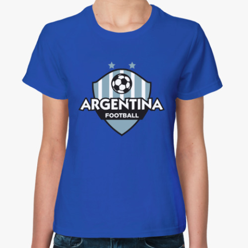 Женская футболка Футбол Аргентины