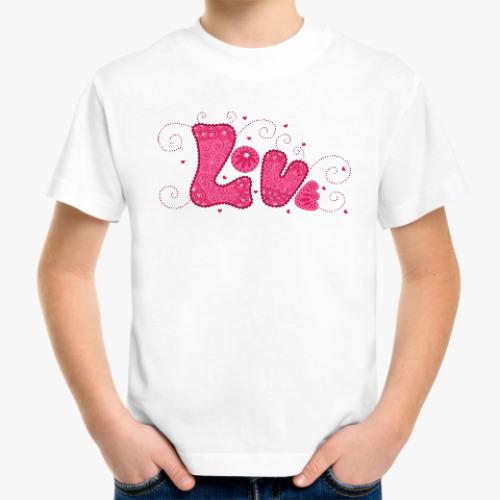 Детская футболка Pink Love