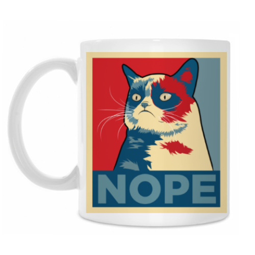 Кружка Grumpy cat - NOPE