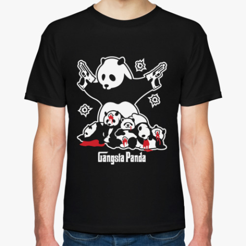 Футболка  Gangsta panda