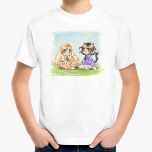 Детская футболка Bunny&Neko