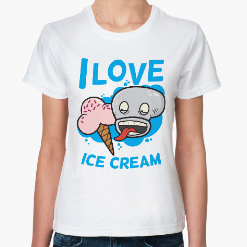 Классическая футболка Люблю Мороженное