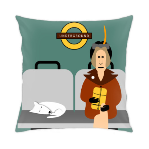 Подушка В лондонском метро