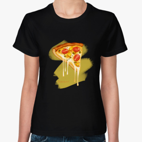 Женская футболка 'Pizza'