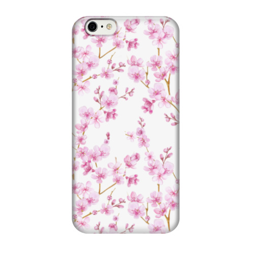 Чехол для iPhone 6/6s Весенняя сакура цветущая вишня маленькие цветы