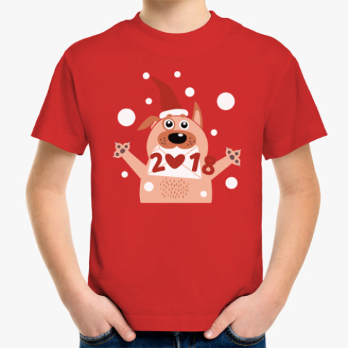 Детская футболка Год Собаки