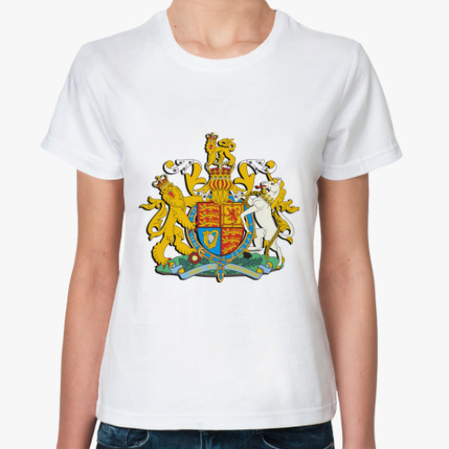 Классическая футболка Герб Великобритании
