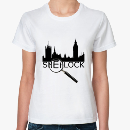Классическая футболка Лондон-Шерлок