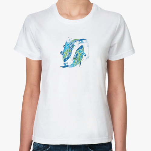 Классическая футболка Морская тема