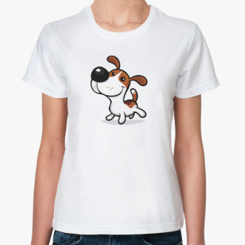 Классическая футболка Милая Собачка