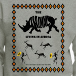The animals living in Africa