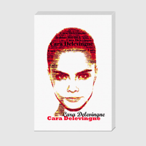 Холст Cara Delevingne/Кара Делевинь