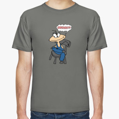 Мужская футболка Stedman, сине-серая