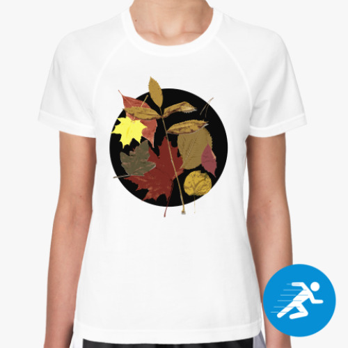 Женская спортивная футболка Осень