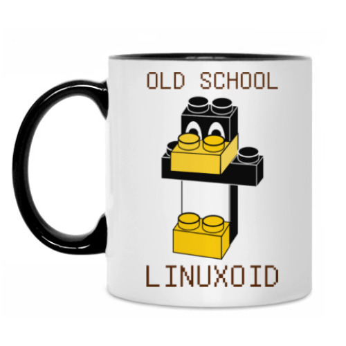 Кружка Old School Linuxoid