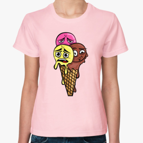 Женская футболка Ice cream