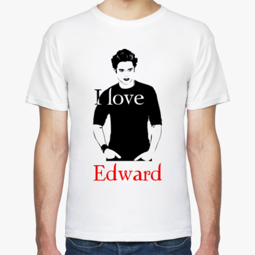Футболка I love Edward