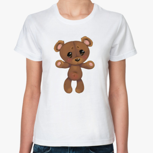 Классическая футболка  Медвежонок