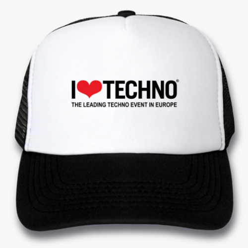 Кепка-тракер I Love Techno