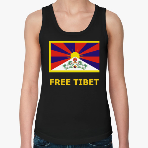 Женская майка Free Tibet