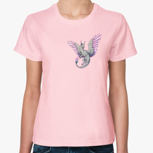 Женская футболка 'Милый дракончик'