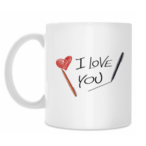 Кружка I love you