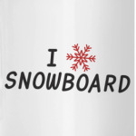 I snow snowboard ))