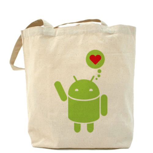 Сумка шоппер Love Android
