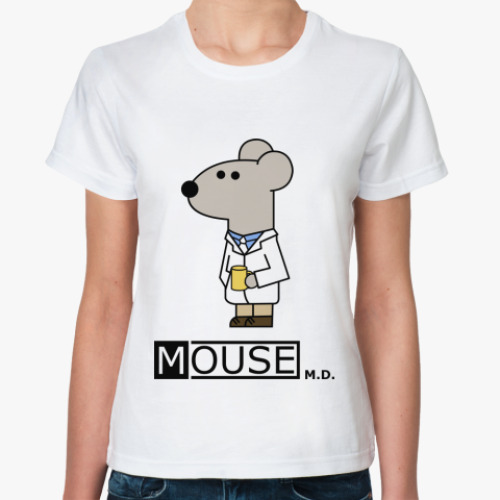 Классическая футболка  Mouse M.D.