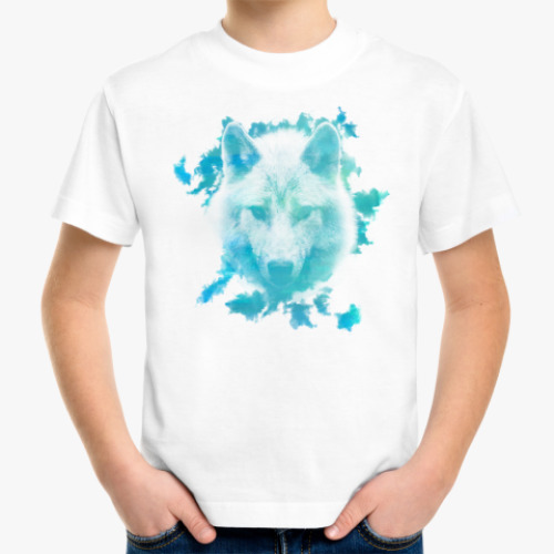 Детская футболка Белый Волк