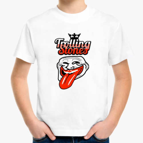Детская футболка Trolling Stones
