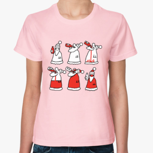 Женская футболка Как стать Дедом Морозом
