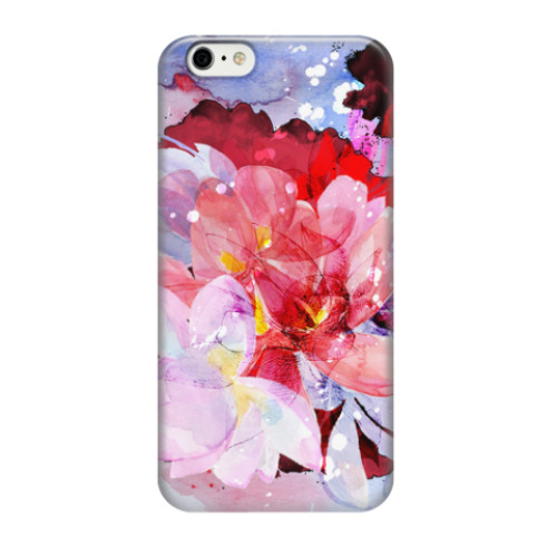 Чехол для iPhone 6/6s Красивые акварельные цветы