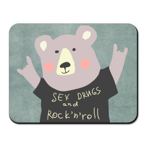 Коврик для мыши секс наркотики и рок-н-ролл