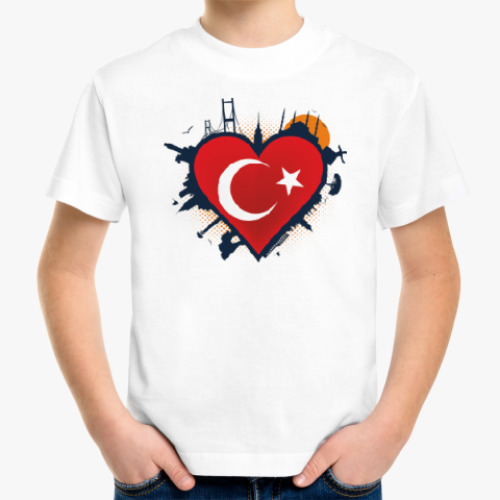 Детская футболка Сердце ислам
