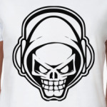 dnb skull  футболка