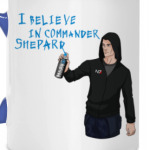 I believe in commander Shepard (paragon)