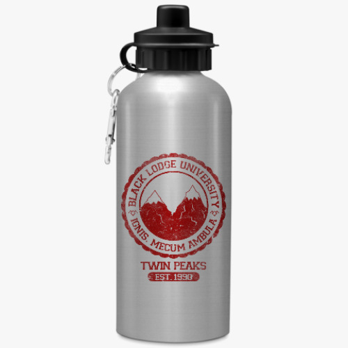 Спортивная бутылка/фляжка Twin Peaks University символ