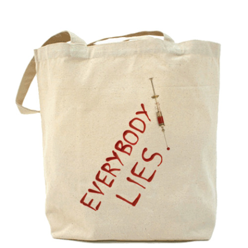 Сумка шоппер Everybody Lies Холщов сумка