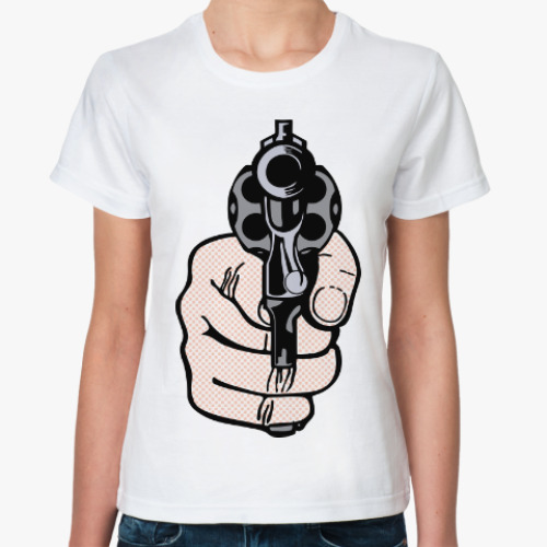 Классическая футболка Пистолет в руке