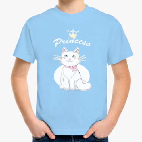 Детская футболка Кошечка Принцесса