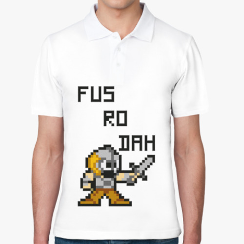 Рубашка поло Dovahkiin 8-Bit