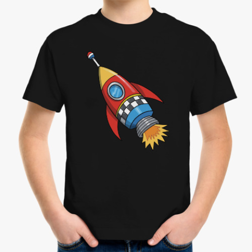 Детская футболка Космос. Ракета.